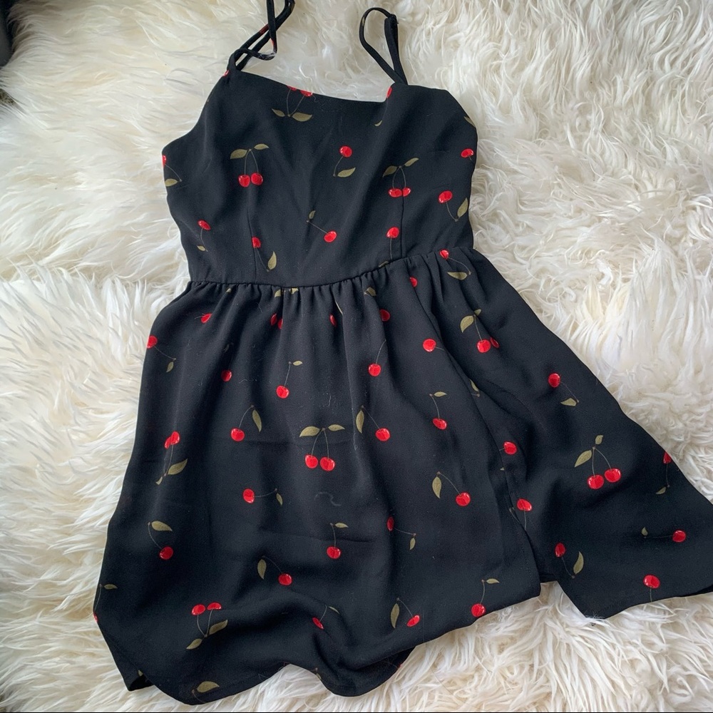Summer cherry dress